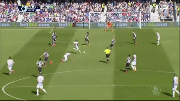Video clip bàn thắng: Queens Park Rangers 2-1 Newcastle United (Ngoại hạng Anh 2014/15)